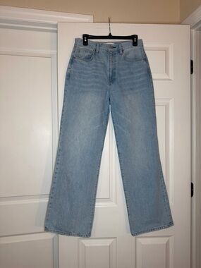 Aritzia Denim Forum Jeans Women Sz 29 Featherweight The Farrah Hi-Rise Wide Leg